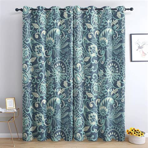 Amazon Wanjv Vintage Curtains For Bedroom Living Room Kitchen