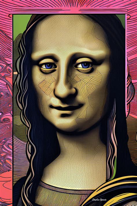 Mona Lisas Sister Digital Art By Stephen Younts Pixels