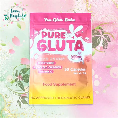 You Glow Babe Beauty White Pure Gluta Mg Capsules Shopee Philippines