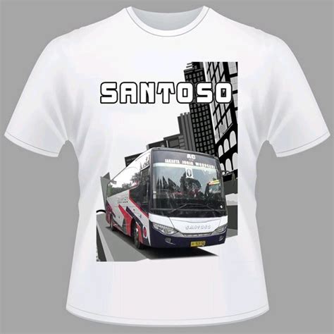 Jual Kaos Bis Santoso Bismania Baju Bus Scania Tshirt Di Lapak Harmat