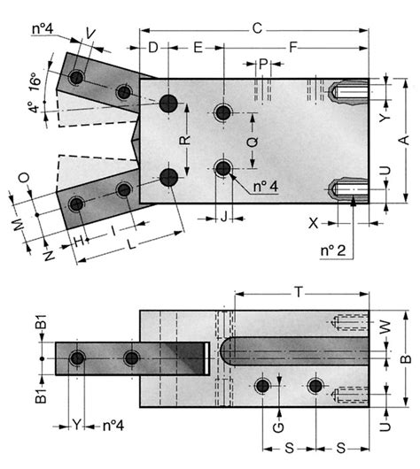 MHM 032 SE NA Chwytak kątowy D32 z magnesem dwustronnego działania NO