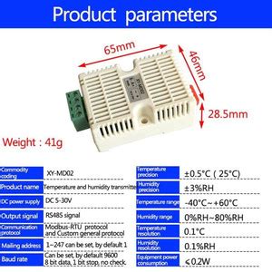 Jual Sensor Suhu Xy Md Modbus Sht Temperatur Dan Kelembap Giwgsi