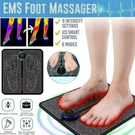 Electric Ems Pad Foldable Foot Massager Erocs Bd Ltd