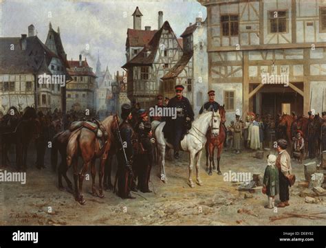 Blucher general con los cosacos en bautzen fotografías e imágenes de