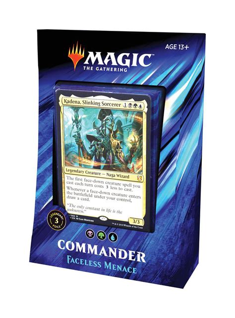 Mtg Magic The Gathering Commander Deck Faceless Menace English