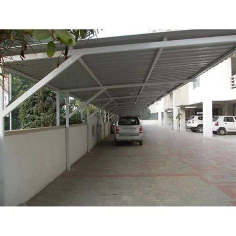 Grey Car Parking Shed Fabrication Service at Best Price in New Delhi ...