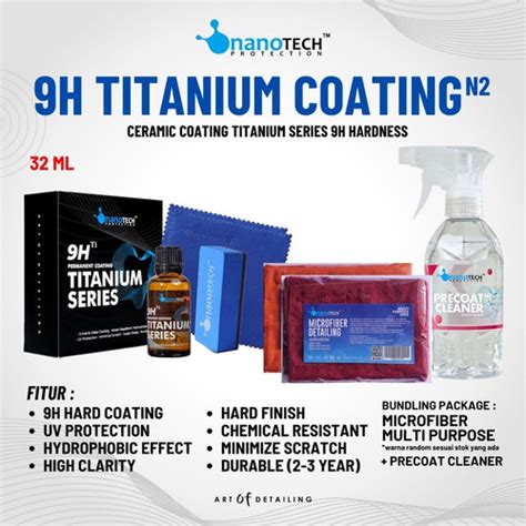 Promo NANO CERAMIC COATING 9H TITANIUM SERIES NanoTECH PAINT