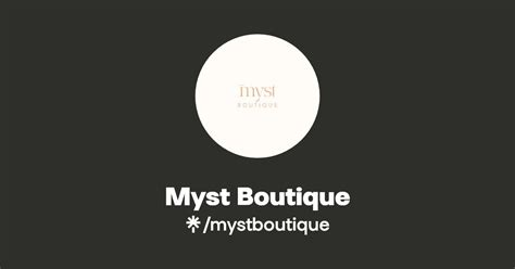 Myst Boutique Instagram Tiktok Linktree