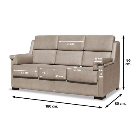 Compra Sofá 3 Plazas Anka Beige 180 Cm