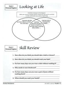 printable life skills worksheets  printable life skills
