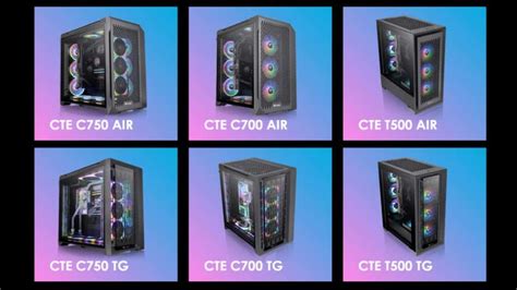 Thermaltake Cte Series Lineup Of Pc Cases Debuts At Ces 2023