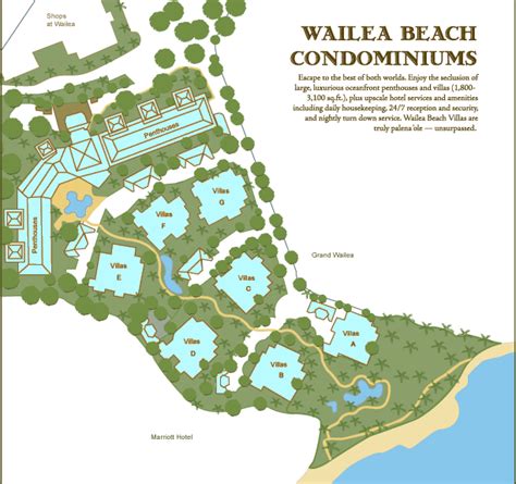 Wailea Beach Resort Map