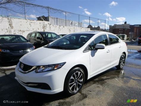 2014 Taffeta White Honda Civic Ex Sedan 91362879 Car