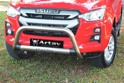 Isuzu Dmax Nudge Bar W Oval Cross Member Fits Gen Rt Gen