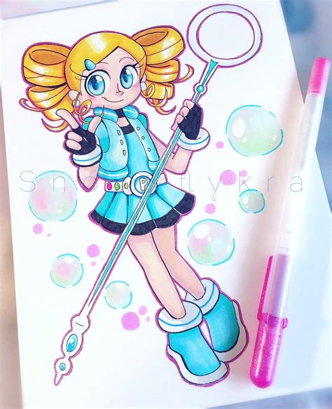 Bubbles Powerpuff Girls Fan Art