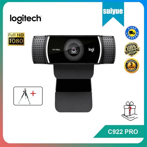 Logitech C922 Pro Webcam Full Hd 1080p Camera 30fps Auto Focus Camera Built In Microphone