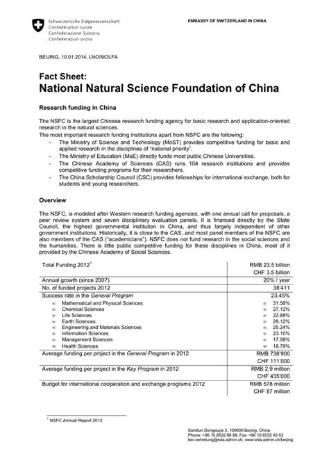 National Natural Science Foundation Of China