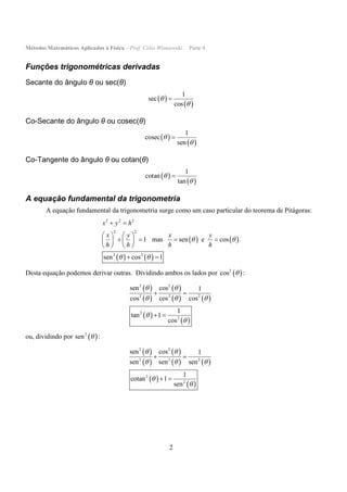 Relacoes Trigonometricas Pdf