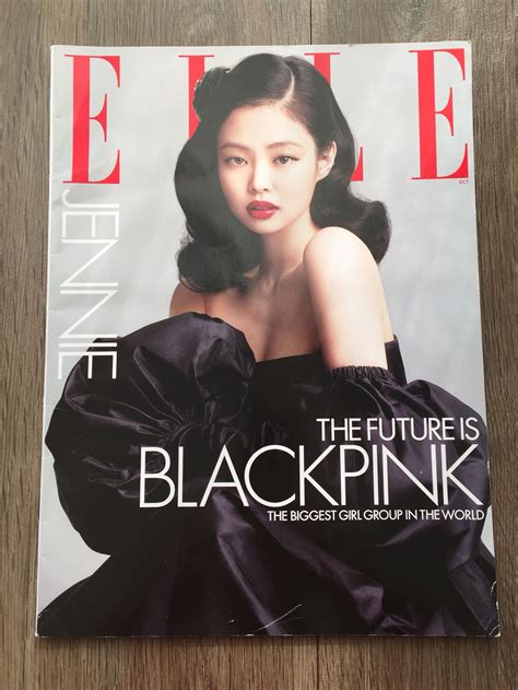 Majalah Elle Us Oct 2020 Blackpink Jennie Elle Us Blackpink K