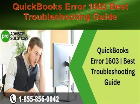 Ppt Quickbooks Error Best Troubleshooting Guide Powerpoint