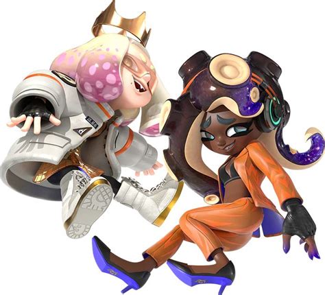 Side Order Pearl And Marina Render Splatoon 3 En 2024 Dibujos