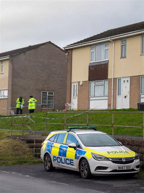 Barnstaple Murder Investigation Police Cordon In Place At The Scene After Woman Found Dead