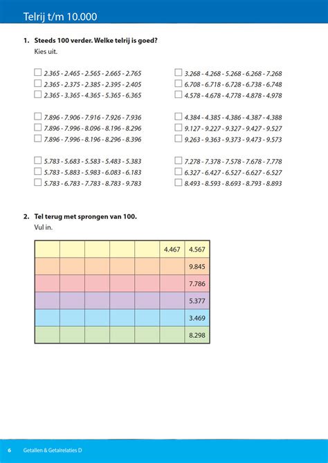 Kerndoeltrainer Getallen Getalrelaties D Educatieve Uitgeverij Kinheim