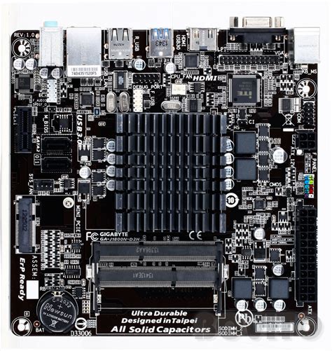 Gigabyte GA-J1800N-D2H alaplap (Celeron J1800 SoC) - mini ITX - Árlista ...