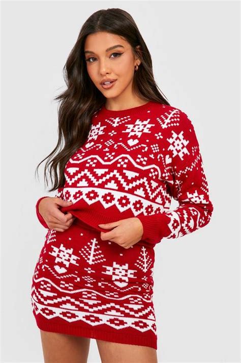 Fairisle Christmas Jumper Co-ord | boohoo UK