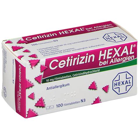 Cetirizin Hexal Bei Allergien Mg St Shop Apotheke