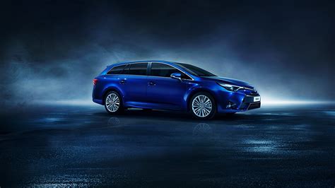 Fonds Decran Toyota 2015 Avensis Wagon Bleu Voitures Télécharger Photo