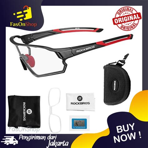 Jual Kacamata Sepeda Lensa Photochromic Full Frame Rockbros 10161 FS204