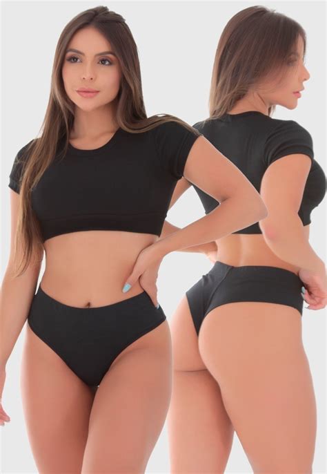 Kit Tangas Fio Duplo Cintura Alta de Algodão Penteado Lingerie Compre Agora Dafiti Brasil