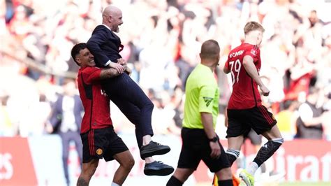 Manchester United win FA Cup after beating rivals Manchester City 2-1 ...