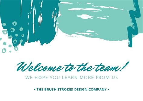 Free Welcome Cards Templates To Customize Canva