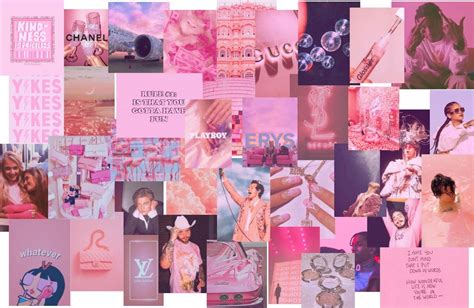 Aesthetic Collage Pink Laptop - Download all photos and use them even for commercial projects.