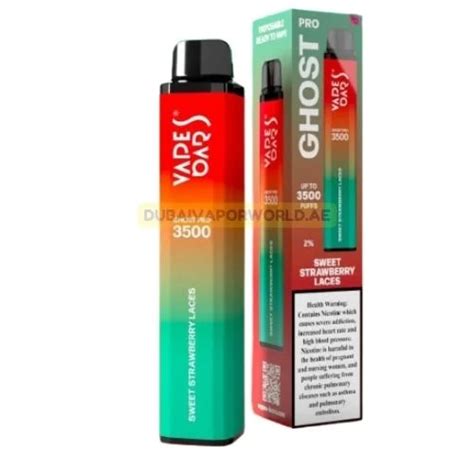 Shop Vapes Bars Ghost Pro Sweet Strawberry Laces Disposable Vape