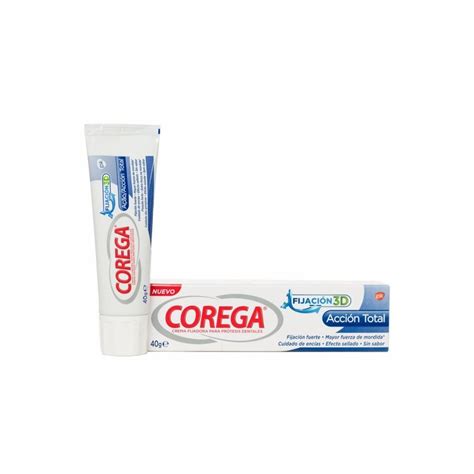 COREGA ACCION TOTAL CREMA FIJADORA ADHESIVO PROTESIS DENTAL 70 G