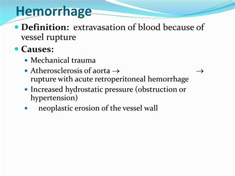 PPT Hemodynamic Disorders Thromboembolic Disease Shock PowerPoint