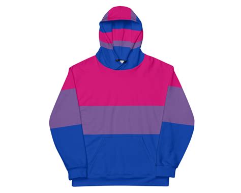 Bisexual Flag Hoodie Bi Pride Hoodie Bisexual Colors Etsy