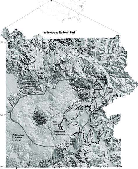 Elevation Map Yellowstone National Park - Faythe Theresina