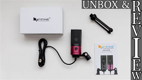 FiFine Condenser Microphone K669 Unboxing, Test & Review — JASON YADLOVSKI
