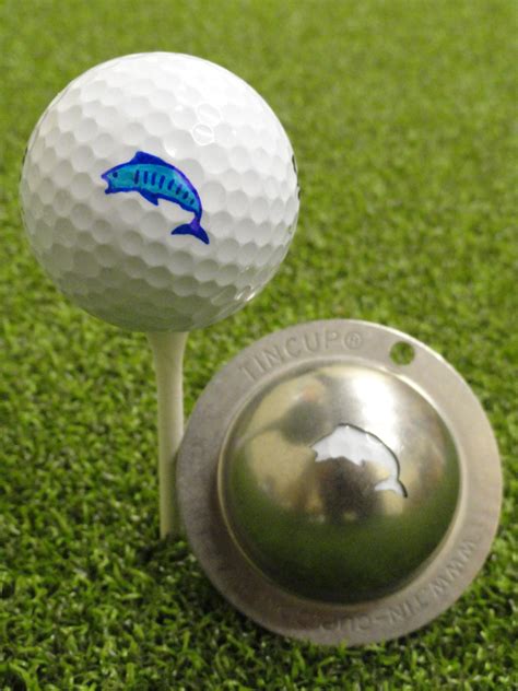 Tin Cup Ball Marker Angler Golfonline