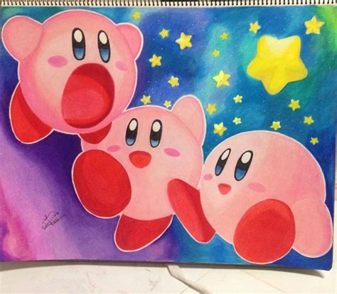 Eerie Dannie ️ on Instagram: “•Finished artwork. KIRBY• #pencilsketches ...