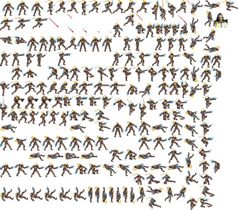 Fulgore Killer Instinct Sprite Sheet By Jayhyperstarx On Deviantart