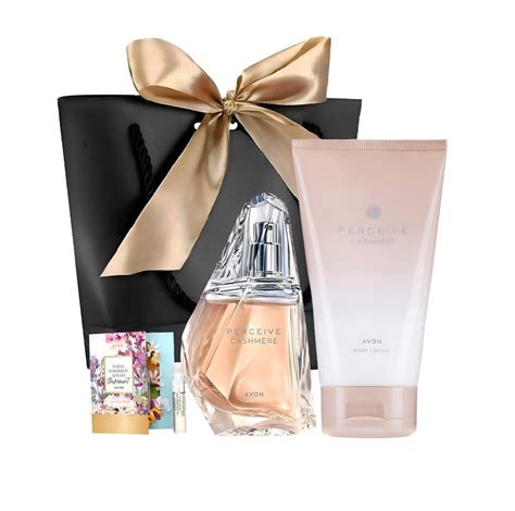 AVON Cosmetics Eau de Parfum Geschenkset Perceive Cashmere Spray 50ml ...