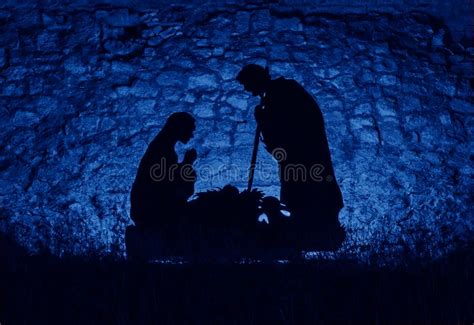 602 Christmas Nativity Scene Silhouette Stock Photos - Free & Royalty ...