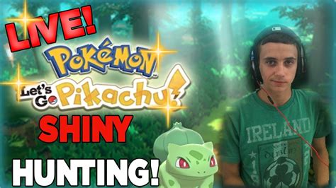 Live Pokemon Let S Go Shiny Hunting Day Res W Dboss Youtube