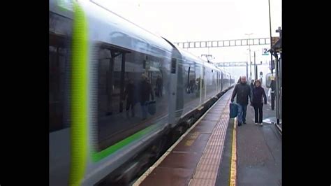 Lm Class 350 350110 Project 110 Departing Rugeley Trent Valley 8th March 2013 Youtube