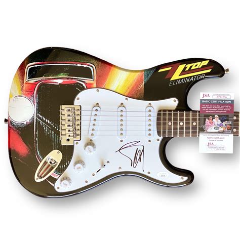 Billy Gibbons Signed ZZ Top "Eliminator" Stratocaster Electric Guitar ...